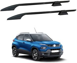 Shopone Car Stylish Roof Rails (Drill Free) in Rocket Curve Design in Black Colour_65 Car Beading Roll For Hood