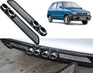 Selifaur Car Rear Dual Tip Bumper Lip Diffuser For_ 800 Car Beading Roll For Bumper