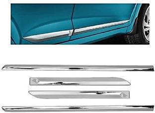 CARSHADE Full chrome side beading Moulding Compatible for All model Chrome Maruti S-Cross Side Garnish