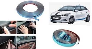 Gintl AutoEdge Blue Beading RollBlue 05 Meter 12 mm Side Car Beading Roll For Window