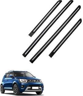CARSHADE Side Beading Moulding Compatible For Maruti Ignis Set of 4 Car Beading Roll For Door