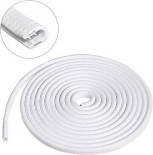 Ride2joy White Car Door Edge Guards U Shape Edge Trim Rubber Seal Protector Guard Strip Car Beading Roll For Door, Bumper, Hood