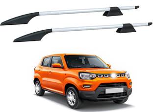 Shopone Car Stylish Roof Rails (Drill Free) in Rocket Curve Design in Silver Colour_66 Car Beading Roll For Hood