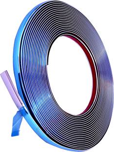 Lakshmina Enterprises Car Side Chrome Beading roll For Car Exterior Decorating and Styling Strips (12 mm 3 Meter) Car Beading Roll For Grill and Garnish Cover, Window, Door, Bumper, Trunk, Hood