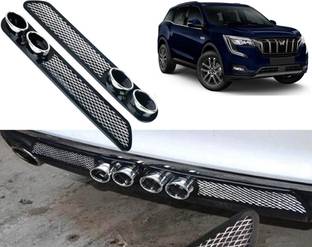 Selifaur Car Rear Dual Tip Bumper Lip Diffuser For_ XUV 700 Car Beading Roll For Bumper