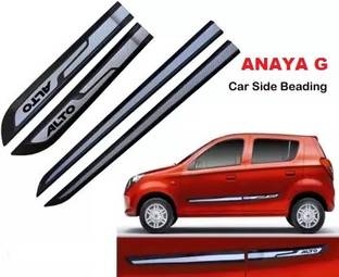 ANAYA G Car Door Side Beading Moulding for Maruti Alto all Models Set of 4 Pieces (5 m) Car Beading Roll For Door