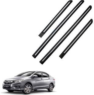 TECHMOZ HONDA CITY IDTEC DOOR SIDE BEADING CHROME LINE SET OF 4 Car Beading Roll For Door