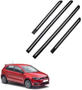 TECHMOZ VOLKSWAGEN POLO DOOR SIDE BEADING CHROME LINE SET OF 4 Car Beading Roll For Door