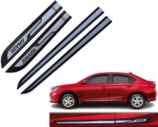 Kunj Autotech Car Door Side Beading Moulding for Amaze all Models Set of 4 Pieces Car Beading Roll For Door