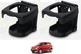 KOZDIKO BLACK DRINK HOLDER SET OF 2 PCS COMPATIBILE WITH ALTO 800 Car Bottle Holder