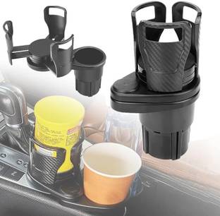 Jiyancreation Car Cup Holder Extender Adapter with 360 Degree Rotatable Base Car Bottle Holder
