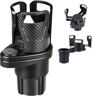 Windwarrior 2 in 1 Multifunctional Car Cup Holder & Coaster, Universal, 360 Degree Rotatable Car Bottle Holder