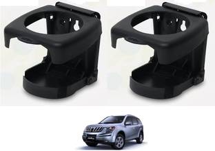 KOZDIKO BLACK DRINK HOLDER SET OF 2 PCS COMPATIBILE WITH XUV 500 NEW Car Bottle Holder
