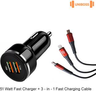 UniBoss 51 W Qualcomm Certified Turbo Car Charger