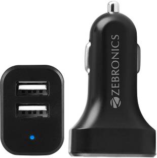 ZEBRONICS 10.5 W Turbo Car Charger