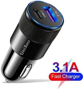 UniBoss 37.2 Amp Qualcomm 3.0 Turbo Car Charger