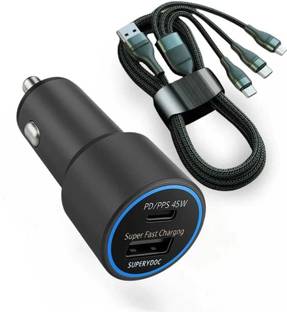 Coracao 125 W Qualcomm Certified Turbo Car Charger