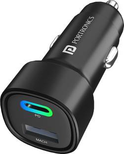 Portronics 3 Amp Turbo Car Charger
