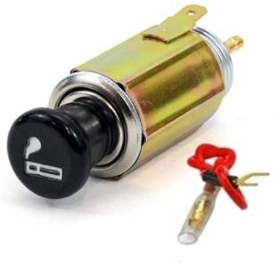 JUST MOD Socket Car Auto Cigarette Lighter Replacement Plug & Socket Assembly Set Car Cigarette Lighter