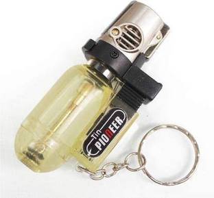 WBD DC Connector Gas Lighter Sharp Small Jet Flame Refillable Cigarette Lighter Mini Pocket Car Cigarette Lighter