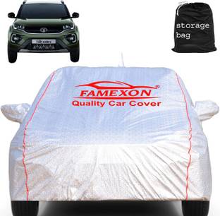 FAMEXON Car Cover For Tata Nexon, Nexon 1.2 Revotron XM (With Mirror Pockets)