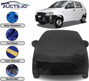 AUCTIMO Car Cover For Maruti Suzuki Alto (With Mirror Pockets)