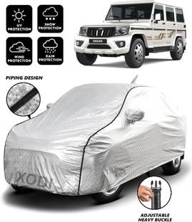 xodi Car Cover For Mahindra Bolero, Bolero Facelift, Bolero SLE, Bolero ZLX, Universal For Car (With Mirror Pockets)