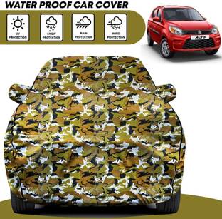 Delphinium Car Cover For Maruti Suzuki Alto, Alto 800, Alto K10, Alto K10 VXI Option (With Mirror Pockets)
