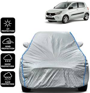 kerwa Car Cover For Maruti Suzuki Celerio, Celerio Green VXI, Celerio LDi, Celerio LX AT, Celerio VDi (With Mirror Pockets)