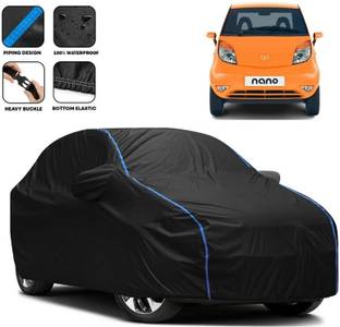 Delphinium Car Cover For Tata Nano, Nano CNG XM, Nano Genx, Nano LX, Nano XE, Nano XM (With Mirror Pockets)