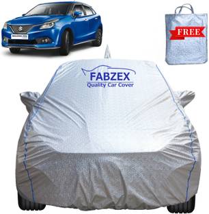FABZEX Car Cover For Maruti Suzuki Baleno, Baleno 1.2 Alpha, Baleno 1.2 CVT Delta, Baleno 1.2 Delta, Baleno 1.2 Sigma, Baleno 1.3 Sigma, Baleno Sigma Diesel, Baleno Alpha Diesel, Baleno DualJet Delta Petrol (With Mirror Pockets)