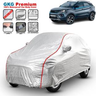 GKG Car Cover For Tata Nexon EV XM (With Mirror Pockets)