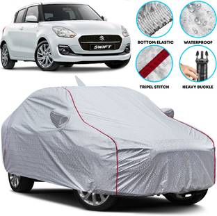 TAXZONE Car Cover For Maruti, Maruti Suzuki Swift, Swift Hybrid, Swift LDI, Swift LXI, Swift VDI, Swift VXI (With Mirror Pockets)