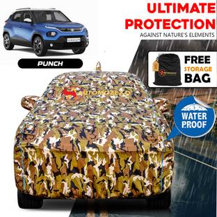AUTOMOZEXO Car Cover For Tata Punch (With Mirror Pockets)