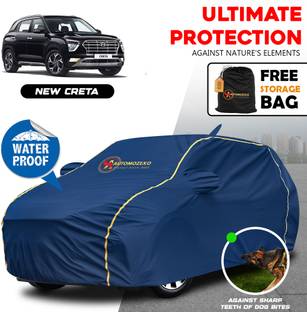 AUTOMOZEXO Car Cover For Hyundai Creta (With Mirror Pockets)