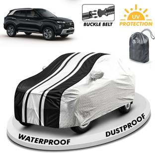FABTEC Car Cover For Hyundai Creta (With Mirror Pockets)