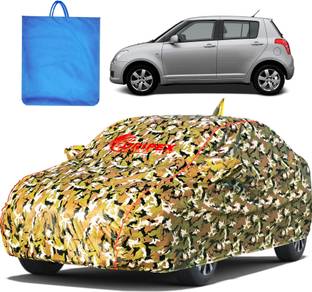 DRIPEX Car Cover For Maruti Suzuki Swift AMT VDI (With Mirror Pockets)