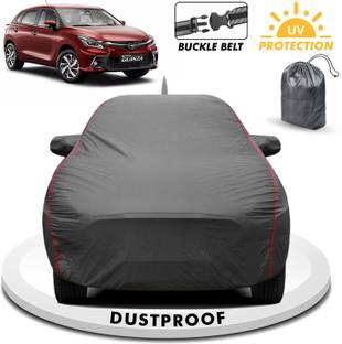 FABTEC Car Cover For Toyota Glanza (With Mirror Pockets)