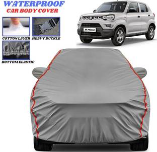 Grizzly Car Cover For Maruti Suzuki S-Presso, S-Presso LXI Opt Petrol, S-Presso Lxi, S-Presso Std (With Mirror Pockets)