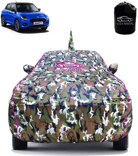 G G K RANTAL Car Cover For Maruti Suzuki Swift ZXI Plus (With Mirror Pockets)