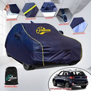 GARREGE Car Cover For Hyundai Venue, Venue E 1.2 Petrol (With Mirror Pockets)