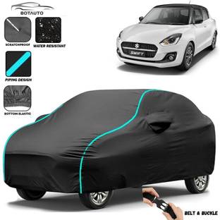 BOTAUTO Car Cover For Maruti Suzuki Swift, Swift AMT VDI, Universal For Car (With Mirror Pockets)