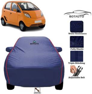 BOTAUTO Car Cover For Tata Nano, Universal For Car (With Mirror Pockets)