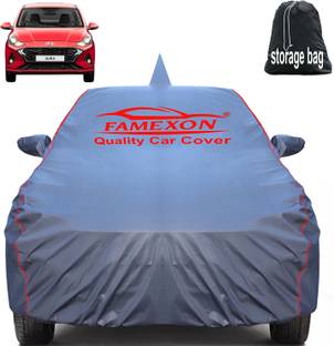 FAMEXON Car Cover For Hyundai Aura (With Mirror Pockets)