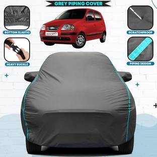 BOTAUTO Car Cover For Hyundai Santro Xing, Santro Xing GL, Santro Xing GLS (With Mirror Pockets)