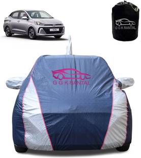 G G K RANTAL Car Cover For Hyundai Aura (With Mirror Pockets)