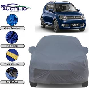 AUCTIMO Car Cover For Maruti Suzuki Ignis (With Mirror Pockets)