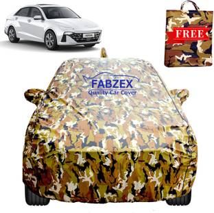 FABZEX Car Cover For Hyundai Verna (With Mirror Pockets)