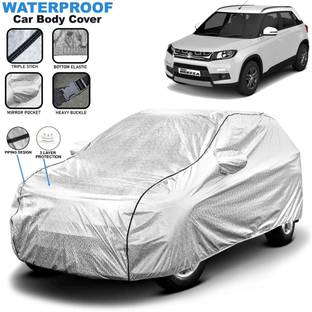 Grizzly Car Cover For Maruti Suzuki Brezza, Vitara Brezza, Vitara Brezza LDi, Vitara Brezza VDi (With Mirror Pockets)