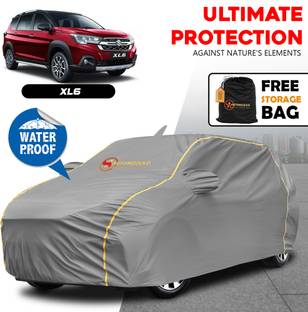 AUTOMOZEXO Car Cover For Maruti XL6, XL6 Alpha AT Petrol, XL6 Alpha MT Petrol, XL6 Zeta AT Petrol, XL6 Zeta Petrol (With Mirror Pockets)
